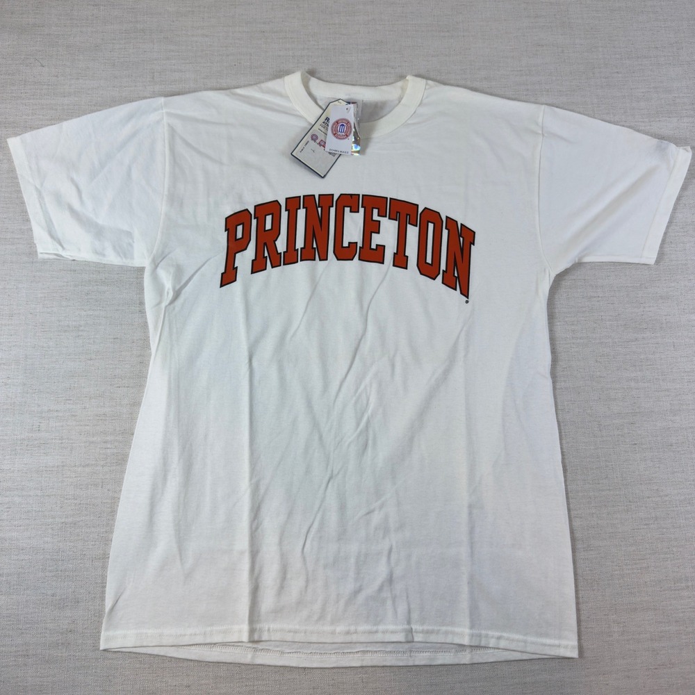 Russell Athletic Princeton University T-Shirt White Mens Large NWT Vintage Style